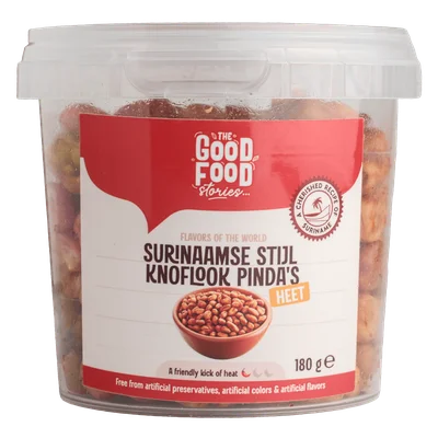 The GoodFood Stories Pinda Knoflook &amp; Hot Kuipje 180 g