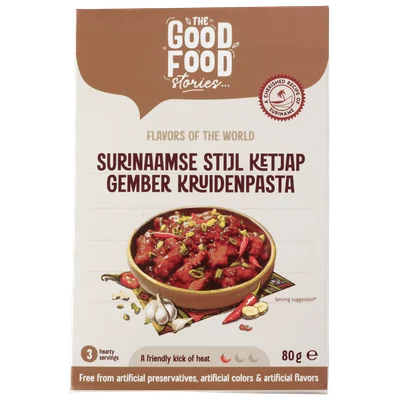 The GoodFood Stories Javaanse ketjap Ginger Kruiden Krimp 80 g