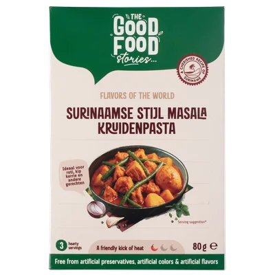 The GoodFood Stories Hindoest Masala kruidenp hot Krimp 80 g