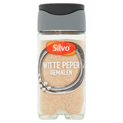 Silvo Peper wit gemalen Pot 40 g