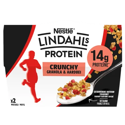 Lindahls Crunchy Granola Aardbei