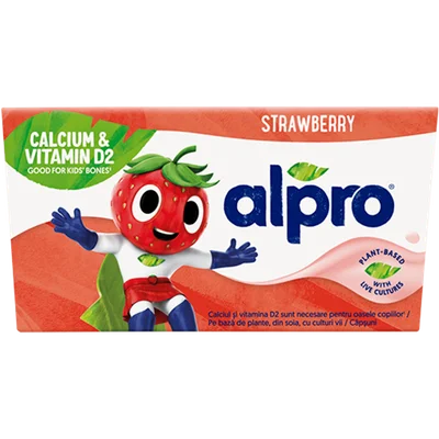 Alpro Plantaardige variatie kids aardbei