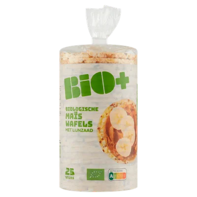 BIO+ Maiswafel Lijnzaad