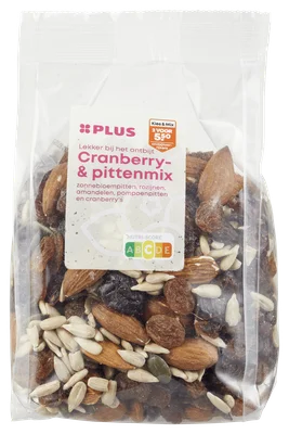 PLUS Ontbijtmix cranberry & pitten