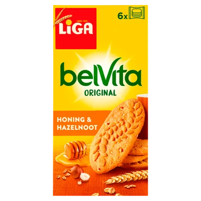 Liga Koekjes Honing & Hazelnoot