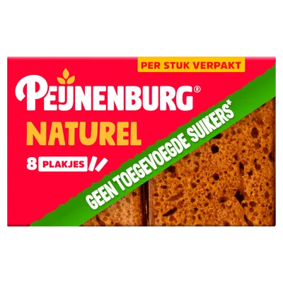 Peijnenburg Naturel zonder toegev. suiker portie