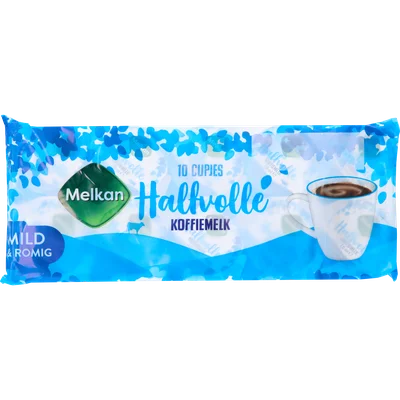 Melkan Koffiemelkcups halfvol