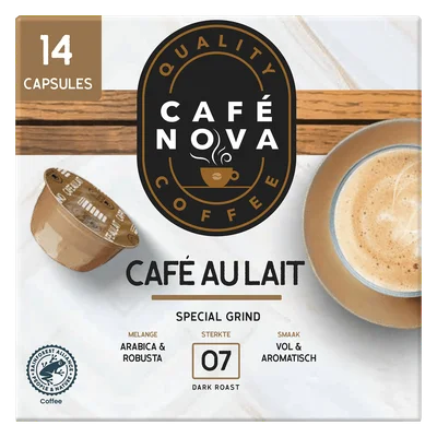 Café Nova Koffiecapsules café au lait