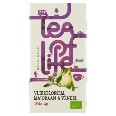 Tea of Life Wake Up bio vlierbloesem majoraan