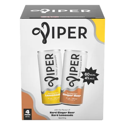 Viper Hard Seltzer Ginger & Lemonade