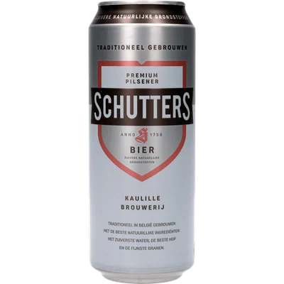 Schutters Pils blik