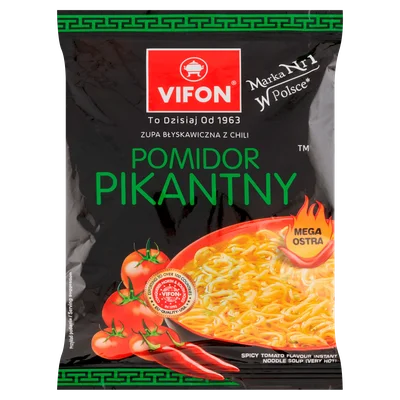 Vifon Noodle Pomidor Pikantny / Spicy tomaat