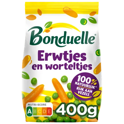 Bonduelle Tuinerwtjes en worteltjes extra fijn