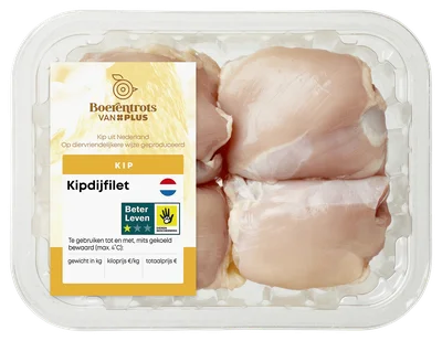 PLUS Boerentrots Kipdijfilet naturel