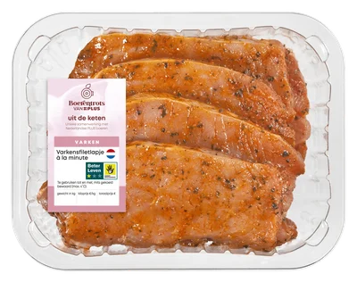 PLUS Boerentrots Varkensfiletlapje a la minute Toscaans