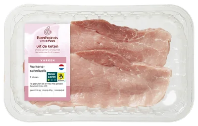 PLUS Boerentrots Varkensschnitzel 2 stuks