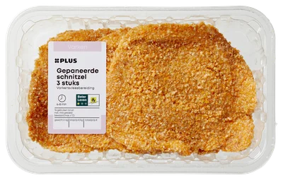 PLUS Boerentrots Gepaneerde schnitzel 3 st