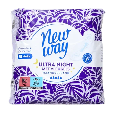 New Way Maandverband ultra nacht wing