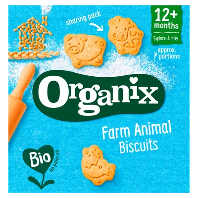 Organix Bio Boerderijdieren koekjes 1+j