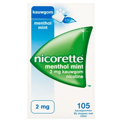 Nicorette menthol mint SV gum 2mg