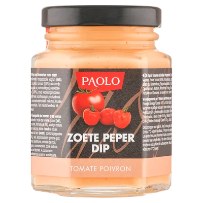 Paolo Zoete peper tomaat dip