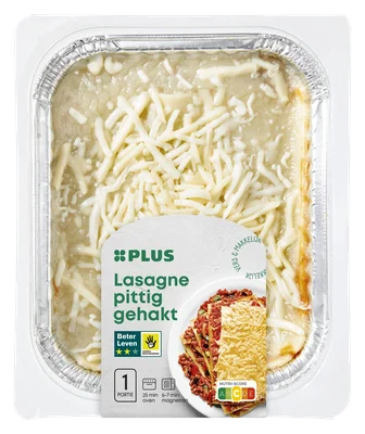 PLUS Lasagne pittig gehakt