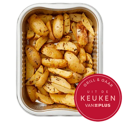 Uit de keuken van PLUS Cajun aardappelwedges met tijm