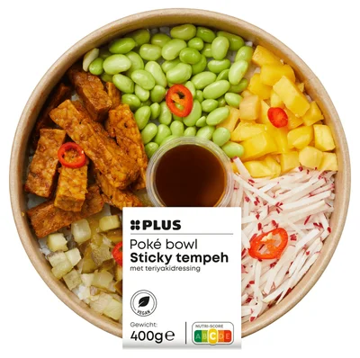 PLUS Poké bowl Sticky Tempeh