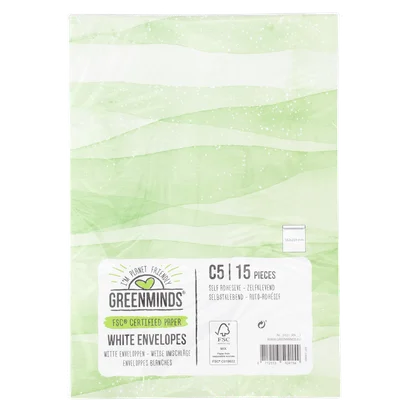 Greenminds Enveloppen C5 zelfklevend