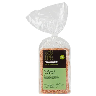 Smaakt Crackers boekweit bio