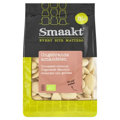 Smaakt Geblancheerde amandelen bio