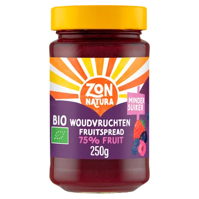 Zonnatura Fruitspread bosvruchten bio
