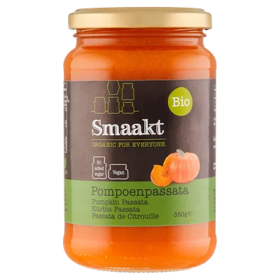 Smaakt Pompoenpassata bio