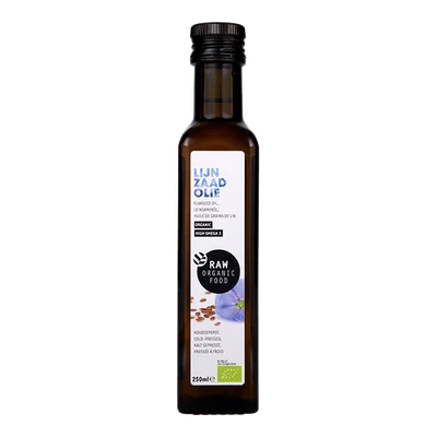 Raw Organic Food Lijnzaadolie biologisch