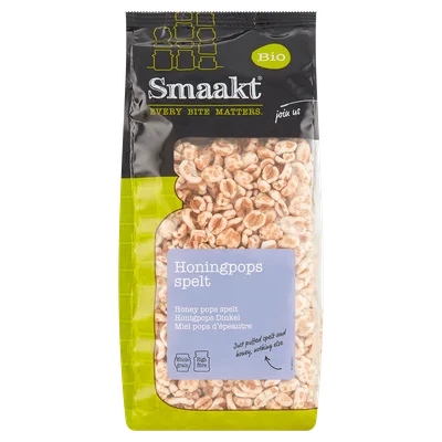 Smaakt Honingpops spelt bio