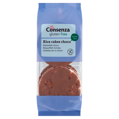 Consenza GV Rijstwafels choco vegan bio