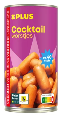 PLUS Cocktailworstjes ca. 40st