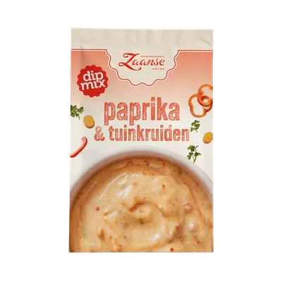 Zaanse Dipmix Paprika & Tuinkruiden