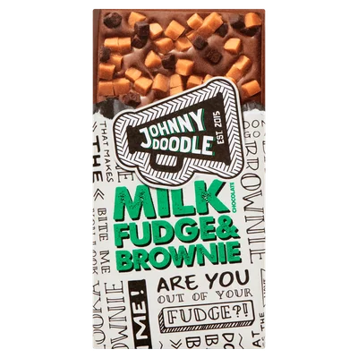 Johnny Doodle Milk fudge & brownie