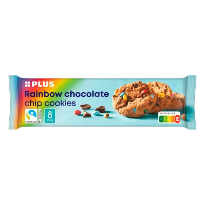 PLUS Rainbow chocolate chip cookies