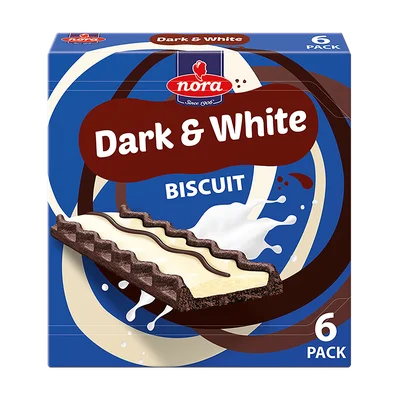 Nora Dark & white biscuits