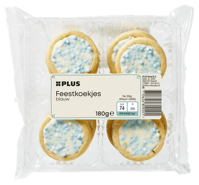 PLUS Feestkoek blauw