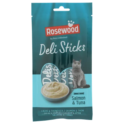 Rosewood Delisticks zalm&tonijn 5X15 GRAM