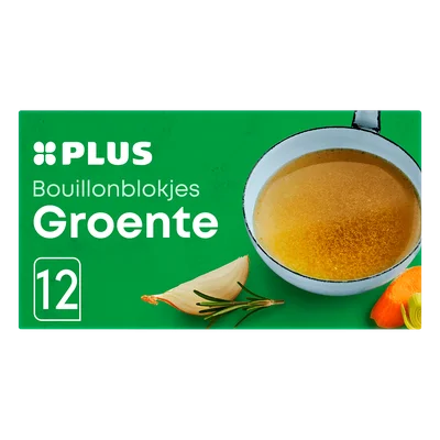 PLUS Bouillonblokjes groenten