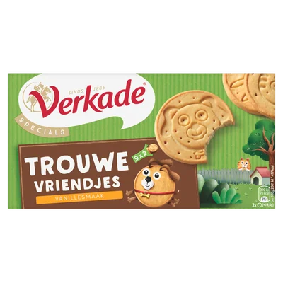 Verkade Trouwe vriendjes 9 x 2 stuks