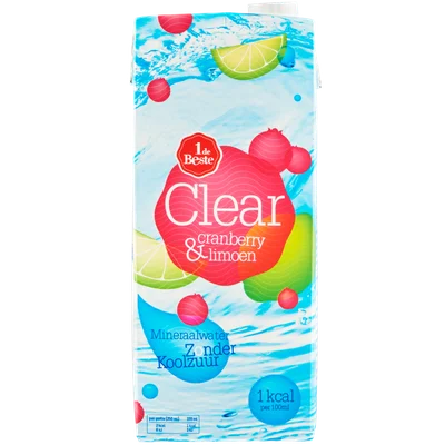 1 de Beste Clear cranberry-limoen