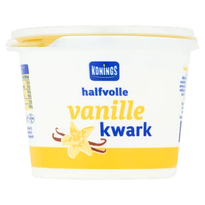 Konings Halfvolle vanillekwark