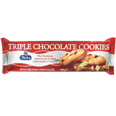Merba Triple chocolate cookies
