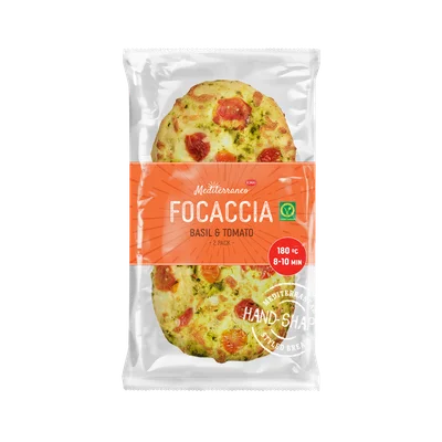Boboli Duo focaccia basillicum & tomaat
