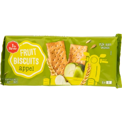 1 de Beste Fruitbiscuit appel